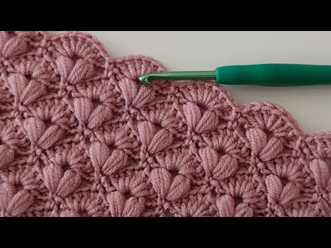 Видео: perfect💯Вяжем детское одеяло крючком веер для начинающих - Температурное одеяло крючком