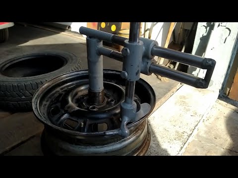 Видео: Самодельная шиномонтажка.