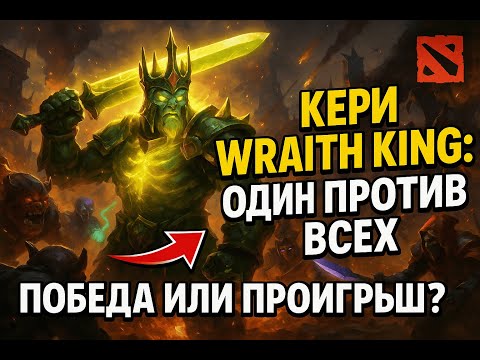 Видео: 🚨 КЕРИ WRAITH KING: ОДИН ПРОТИВ ВСЕХ — ПОБЕДА ИЛИ ПРОИГРЫШ? | Dota 2