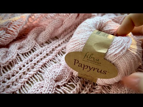 Видео: Вяжу джемпер спицами из Papyrus! Восхитительно мягкий и нежный! 🌸🌸🌸