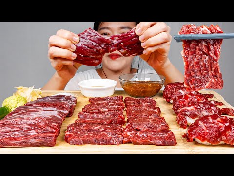 Видео: САШИМИ ИЗ ГОВЯДИНЫ ЕДА мукбанг ASMR MUKBANG EATING SOUNDS