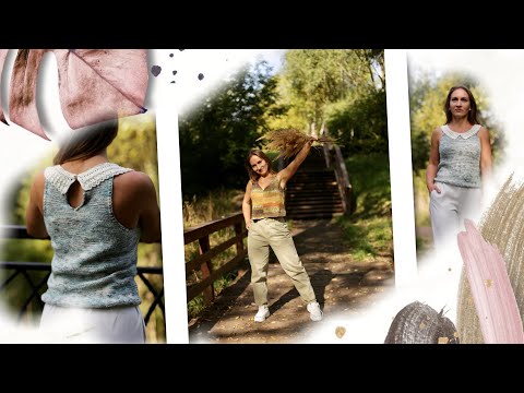 Видео: Новые топы из пряжи A mano и Boheme// Сколько раз перевязывала// Топ или жилетка