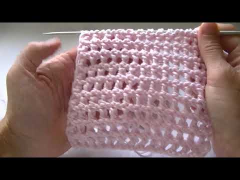 Видео: ВЯЖЕМ ЛЕГКИЙ СЕТЧАТЫЙ УЗОР СПИЦАМИ.ЭФФЕКТНО И ОЧЕНЬ ПРОСТО.