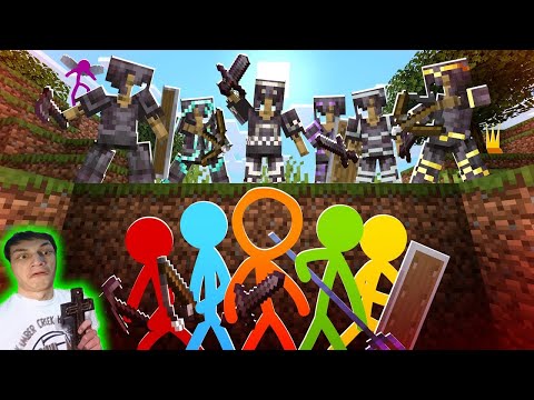 Видео: Хардкорная Охота - Анимация против Minecraft ( 0 и 37 серии ) - Реакция на Alan Becker Аниматора ! ?