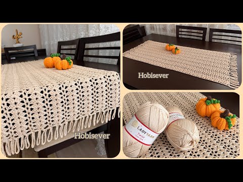Видео: PERFECT 💯 Легкая и простая дорожка для вязания крючком для начинающих Схемы / СУБТИТРЫ