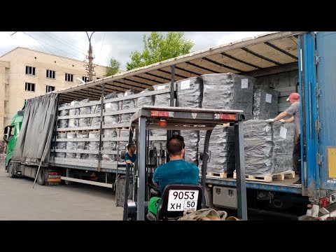 Видео: Погрузка в два ряда на Усть кут.