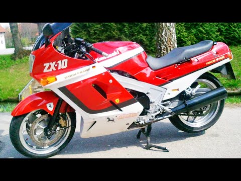 Видео: 💚 Kawasaki ZX-10 Tomcat - Самый Быстрый Мотоцикл в Мире (1988 - 1990) 🚀!