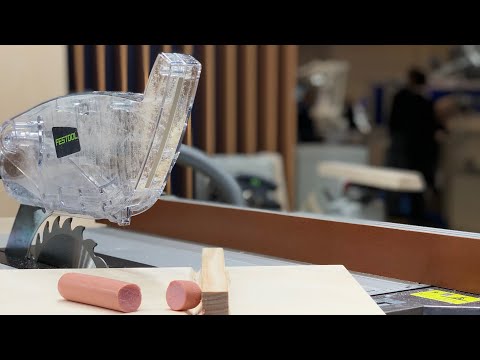 Видео: Монтажная дисковая пила TKS 80 с технологией SawStop.