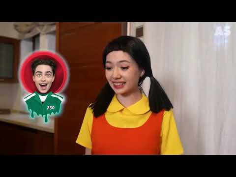 Видео: Игра в кальмара няня.