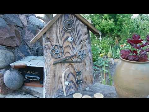 Видео: Декор для сада.DIY домик и ангел.
