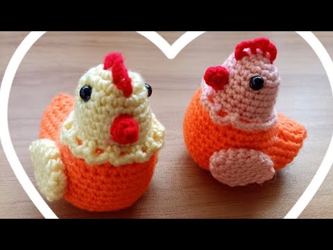 Видео: Курочка крючком