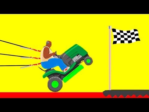 Видео: ФИНИШИРОВАТЬ НЕВОЗМОЖНО! ОСТРЫЕ ГАРПУНЫ РАЗРЫВАЮТ! БЕЗУМНЫЙ УРОВЕНЬ В ХЭППИ ВИЛС (Happy Wheels)