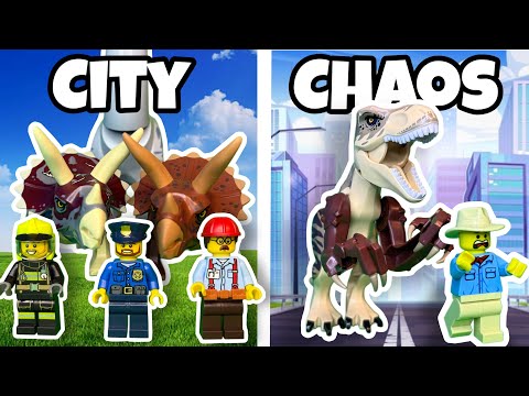 Видео: Я построил город динозавров из Lego (пошёл не так)
