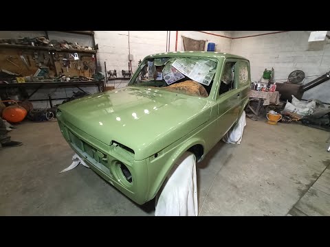 Видео: НИВА 4х4, ПОКРАСКА КУЗОВА