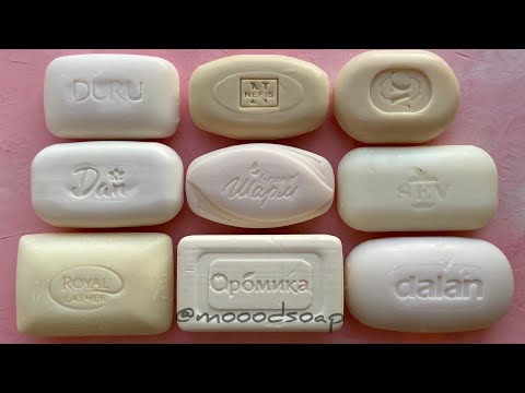 Видео: WHITE set ASMR|Cutting soap|Carving soap|АСМР|Резка мыла *no talking*