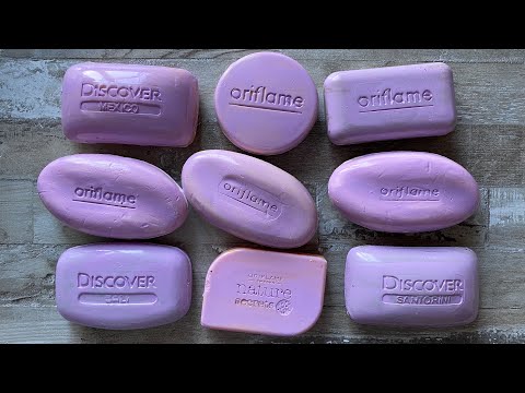 Видео: ASMR SOAP| Cutting colored soaр | Soap Carving| Резка крашенного мыла