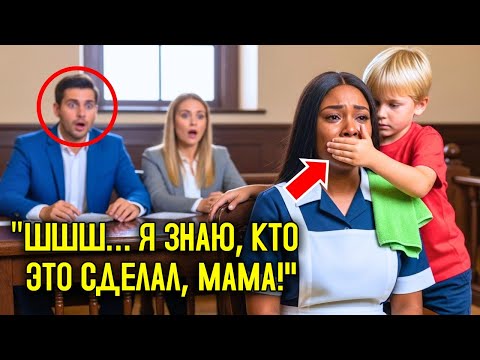 Видео: Горничная, обвинённая МИЛЛИАРДЕРОМ, пошла в СУД без адвоката — пока не появился его СЫН и не раскрыл