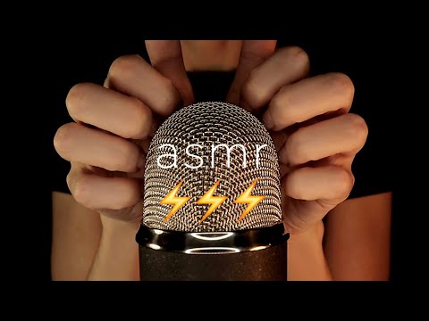 Видео: АСМР ⚡Быстро царапаю микрофон обратной стороной ногтей⚡ (БЕЗ СЛОВ)