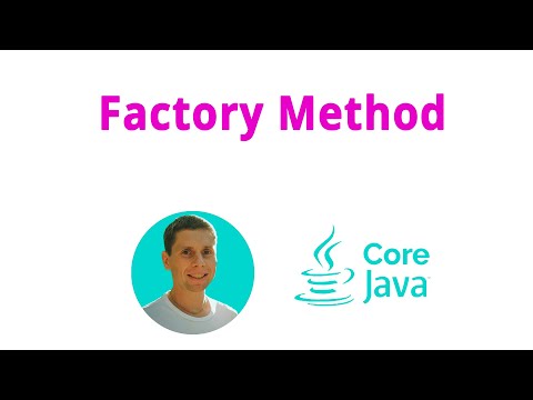 Видео: 40. Factory Method - паттерн фабричный метод (Java Core с нуля, полный курс)