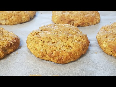 Видео: ПОЛЕЗНОЕ ЯБЛОЧНОЕ ПЕЧЕНЬЕ на цельнозерновой муке. Без яиц и сливочного масла. ПП/ Рецепты Джулии🧡