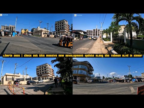 Видео: Либерия 2025 | Ознакомьтесь с этим масштабным обновлением проекта вдоль бульвара Табман в Синкоре