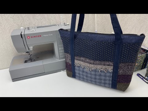 Видео: Можете ли вы сшить эту простую сумку-шоппер?