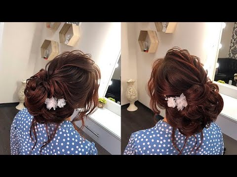 Видео: Wedding Hair Style! Coc Texturat ! Текстурный Пучок .Свадебная Прическа. #hairstyle