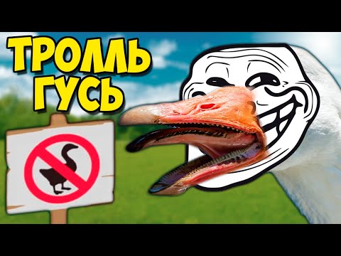 Видео: Тролль Гусь. Как Достать Соседей. Симулятор Угарного Гуся.