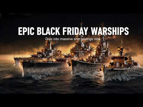 Видео: САМЫЕ БОЛЬШИЕ предложения Черной пятницы 2025 в World of Warships!