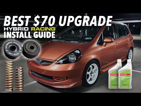 Видео: Пружины фиксатора @hybridracing + втулки троса переключения передач + замена жидкости - Honda Fit...
