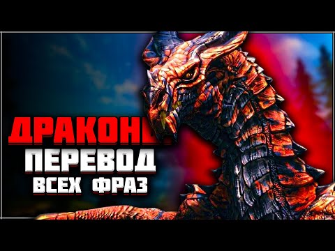 Видео: Skyrim ٠ Драконы - Перевод Всех Фраз в Skyrim | Часть 2/2