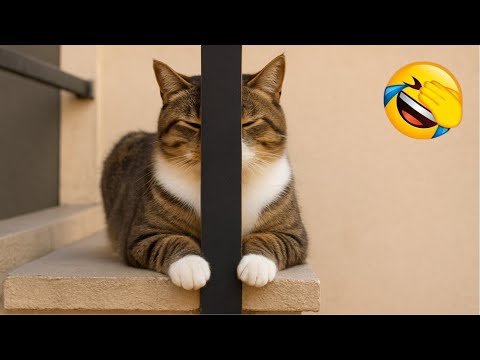 Видео: Смешные видео с ЖИВОТНЫМИ 😂 | Самые смешные кошки и собаки 2025 года 🐶😼