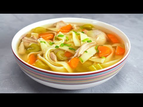 Видео: Домашний суп-лапша — аромат детства! Простой и вкусный рецепт с мясом | Dream Food Kitchen DFK