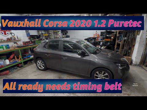 Видео: VAUXHALL CORSA 2020 1.2 PURETEC ALL READY ТРЕБУЕТСЯ ЗАМЕНА РЕМНЯ ГРМ