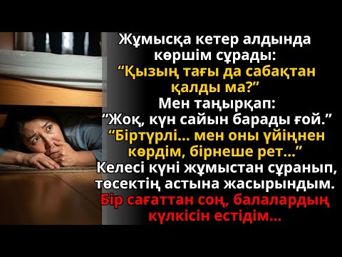 Видео: көршім “балаң үйде” деді. Келесі күні төсек астына жасырындым… | Ешкім естімеген әңгіме