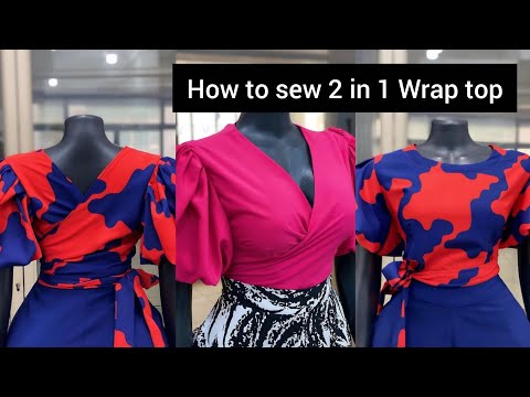 Видео: КАК СШИТЬ СТИЛЬНЫЙ ТОП-ХАЛАТ/БЛУЗКУ 2 В ОДНОМ/ДЛЯ НАЧИНАЮЩИХ