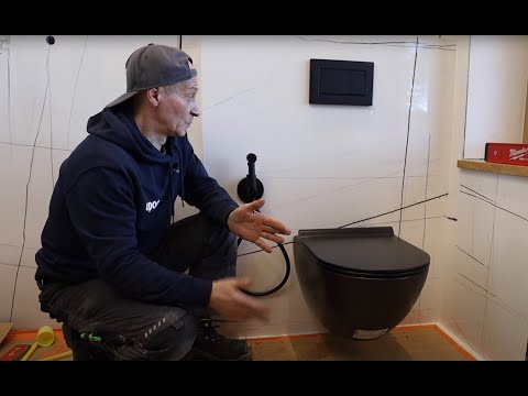 Видео: Монтаж подвесного унитаза Catalano Sfera на Geberit Duofix. Монтаж DuoFresh. Монтаж бидетты Cristina