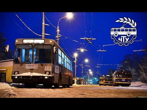Видео: [Черниговский троллейбус] Маршрут 7 — Driver's eye view [HD 1080]