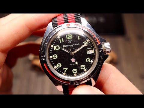 Видео: Восток - дело тонкое! Обзор механических часов Восток Командирские 90х годов на калибре 2414А