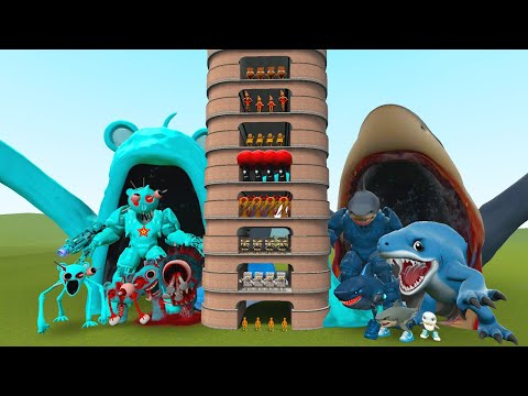 Видео: TALLGRASS LITTLE TO BIG ALL SPRUNKI BLUE SKY VS ALL TRALALEDON TRALALA ФАЗА 1 - 10 в Garry's Mod!