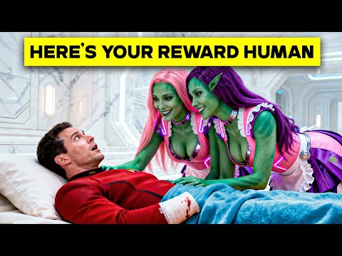 Видео: Он потерял руку, вытаскивая инопланетную девушку из огня. Спустя несколько дней он очнулся во дво...