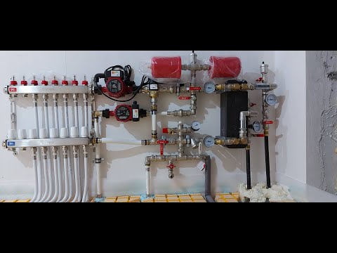 Видео: Водяной тёплый пол в квартире через теплообменник пластинчатый