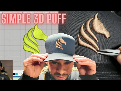 Видео: Основы 3D-вышивки Puff. Обсуждаем оцифровку и вышивку простых дизайнов с помощью Tajima TMBP2.