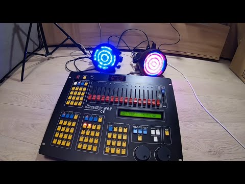 Видео: Световой пульт контроллер DMX Sunny 512 xhdmx