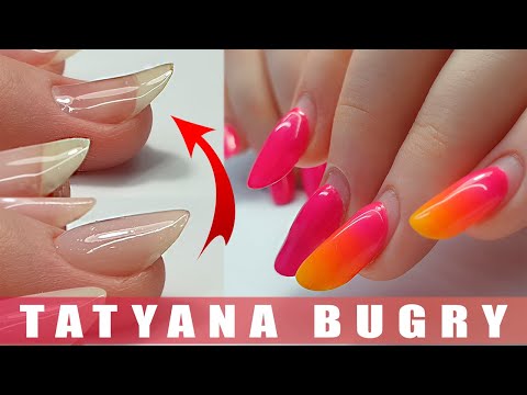 Видео: ТРИ коррекции в ОДНОМ ВИДЕО/ Преображение ВВЕРХ растущих НОГТЕЙ/ Татьяна Бугрий