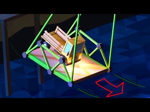 Видео: МОСТ - КАЧЕЛИ? ПОЧЕМУ БЫ И НЕТ! ► Poly Bridge 2 |3| Прохождение