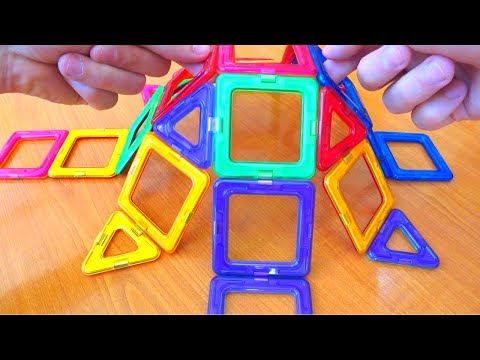 Видео: 3D Магнитный Конструктор Прикольные игрушки из Китая МАГНИКОН ОБЗОР