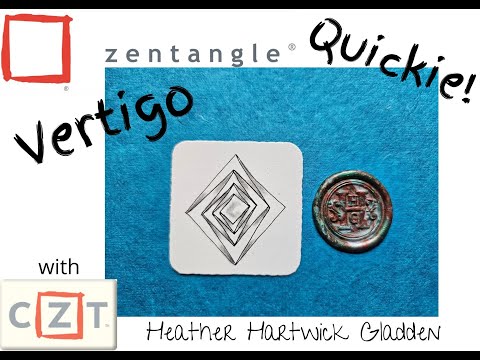 Видео: Головокружение | Zentangle® Quickie