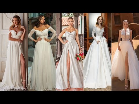 Видео: Длинные вечерние платья от дизайнера Jjs House Of The Bride. Самые модные цвета свадебных платьев...