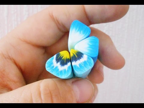 Видео: ТРОСТИ для цветка АНЮТИНЫ ГЛАЗКИ из полимерной глины FIMO